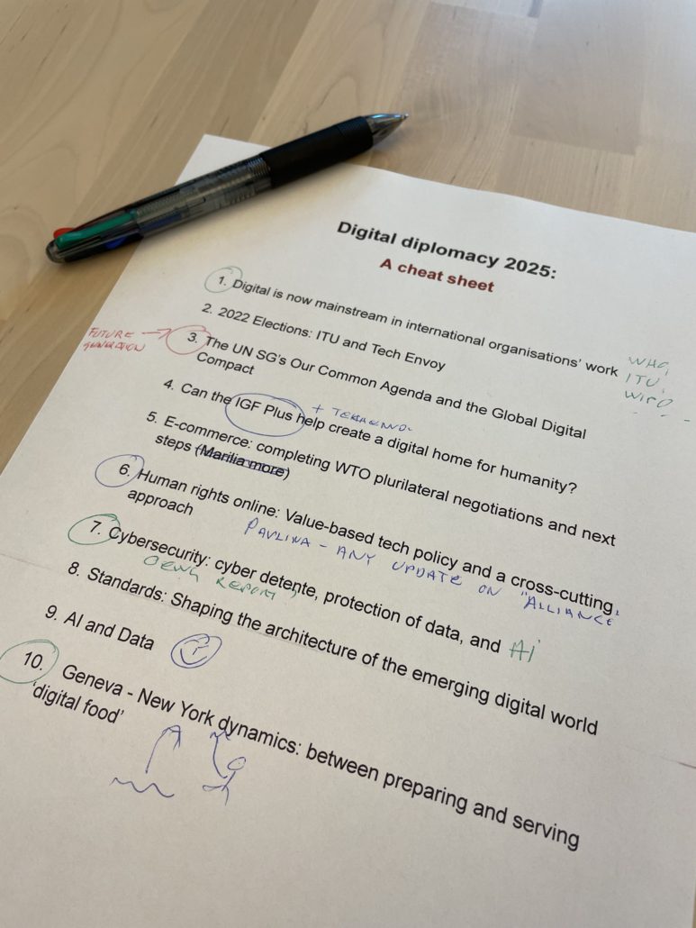 Digital governance and diplomacy 2025 A cheat sheet Diplo